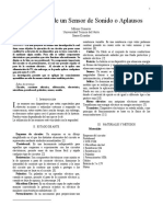 Elaboración de Un Sensor de Sonido o Aplausos 2