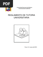 Reglamento Tutoria UNAP 15-07-2015 CU Final