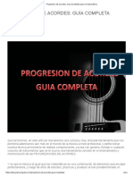 Progresion de Acordes - Guía Completa para Comprenderla