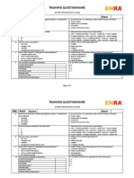 ISO 9001 2008 Awareness Training Questionnaire