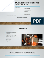 Experimental Investigations On Hard Turning of Aisi52100 Steel