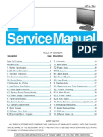 Aoc Service Manual-Hp l1740 Nt68663mefg TPV Power A02 1947