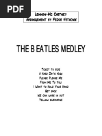 The BEATLES MEDLEY - PDF Big Band Full Score