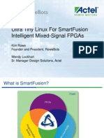 Ultra Tiny Linux For Smartfusion Intelligent Mixed-Signal Fpgas