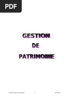 Gestion Du Patrimoine