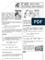 Matemática - Pré-Vestibular Impacto - Análise Combinatória - Arranjos e Combinações