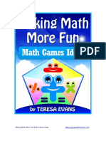 Making Math More Fun Math Games Ideas PDF