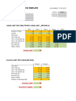 Atterberg Limits Data Template: Liquid Limit Test (Multipoint Liquid Limit - Method A)