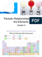 Periodic Relationships Among The Elements