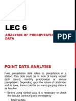 Lec 6 Analysis of Precipitation