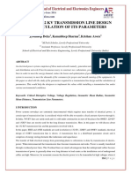 Study of 132 KV Transmission Line Design and Calculation of Its Parameters