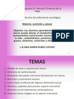 Tema 1 Pérdida de Peso y Caquexia en PX Con Cancer