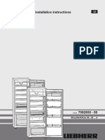 Liebherr SKes/Sk/K/Kes (Operating and Installation Instructions)