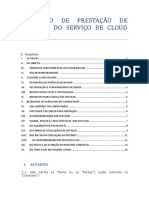 Contrato Cloud Backup SLA