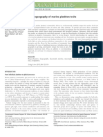 The Biogeography of Marine Plankton Traits: Reviewand Synthesis