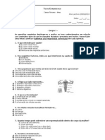 Teste Diagnóstico 9ºA e B