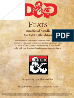 D&D 5E - 18 Extra Feats PDF