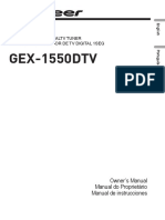 GEX-1550DTV: Hideaway 1seg Digitaltv Tuner Módulo Sintonizador de TV Digital 1seg