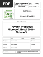 Exercices Office2010 Microsoftexcel2010 Fiche 1 v1.0