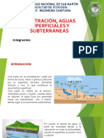 Infiltración de Aguas Superficiales y Subterráneas