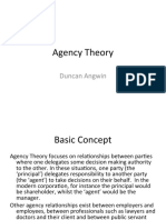 Agency Theory: Duncan Angwin