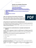 La Reexpresion Estados Financieros