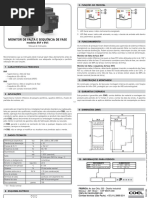 Coel - Reles Falta e Sequencia de Fase BVF-BVSF (Manual)