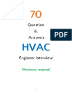 HVAC Engineer Interview 70 Question Answers (Mechanical Engineer) PDF