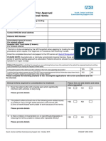 Procedure That Requires Prior Approval Application Form: Inguinal Hernia