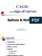 Cagd: Design of Curves: Splines & NURBS