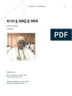 Ki Ki e Gbo e Gba Awodiran Agboola PDF