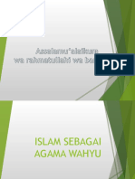 Islam Sebagai Agama Wahyu