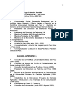 Curriculum Vitae Jorge Salmon Jordan