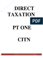 Citn New Professional Syllabus - Indirect Taxation 