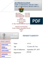 Closed Fracture Tibia Fibula