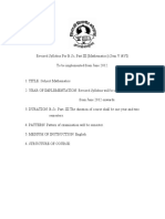 B.SC - III Maths