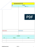 Improvement Sheet (1S 2S 3S)