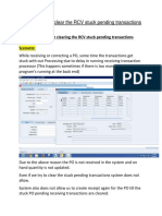 Datafix Script To Clear The RCV Stuck Pending Transactions