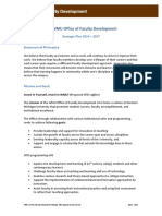 Faculty Development Strategic Plan