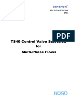 Control Valve Selection For Multi Phase Flow Kentintrol