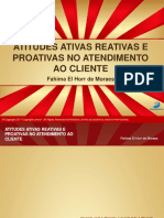 Ebook Atitudes Ativas, Reativas e Proativas No Atendimento Ao Cliente