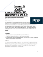 Watertower & Like's Café Coffeehouse Business Plan