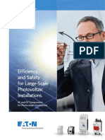 Efficiency and Safety For Large-Scale Photovoltaic Installations