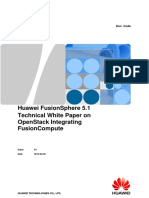 Huawei FusionSphere 5.1 Technical White Paper On OpenStack Integrating FusionCompute (Cloud Data Center)