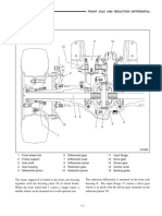 Structure 1 Ton Class: Front Axle and Reduction Differential