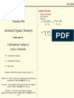 Advanced Organic Chemistry: Conformational Analysis of Acyclic Compounds