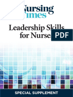 Leadership Skills For Nurses PDF