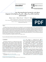 Relationship Between Electromechanical Properties and Phase Diagram in The Ba (ZR Ti) O - X (Ba Ca) Tio Lead-Free Piezoceramic