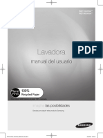 Manual Lavadora Samsung WD116UHSA-03223E-04 - MES - AX-120 PDF