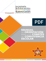 NUEVO LEON Manual de Orientacion para Los Comites de Convivencia Escolar